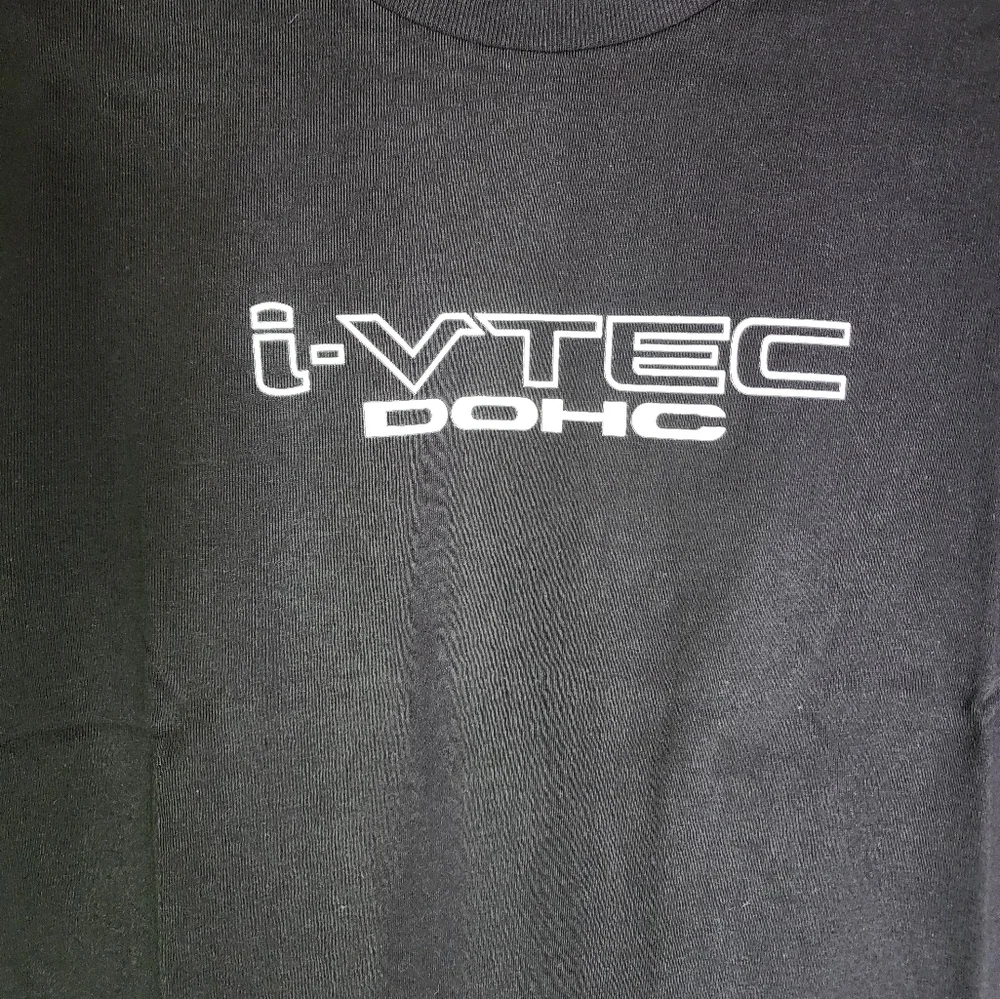 Market i-vtec dohc Black Tee Size Small